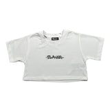 Blauer T-Shirt Girocollo Tinta Unita con Stampa per Neonata 25SBLGH02550N BIANCO BLAUER 