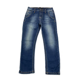 Daniele Alessandrini Jeans einfarbig mit verstellbarem Bund blau für Jungen