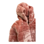 MY TIMES pellicce tinta unita con zip e cappuccio Rosa per Neonata 825 ROSA MY TIMES 