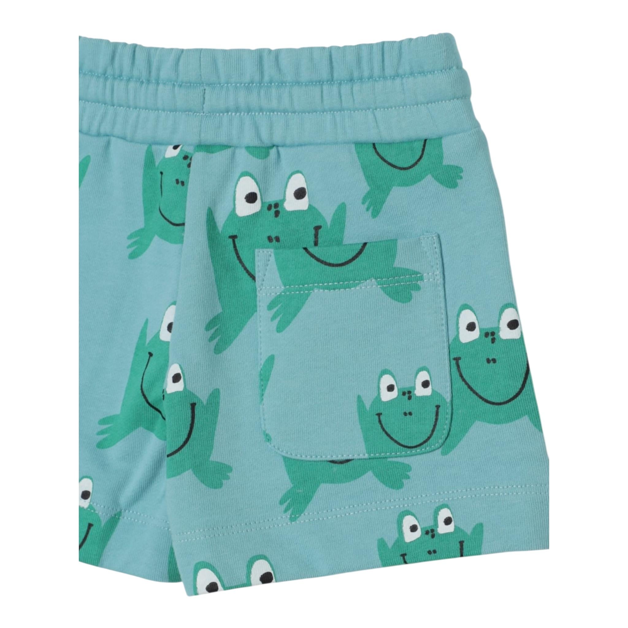 Stella Mccartney Bermuda In Tuta Tinta Unita con Stampa per Neonato TW6P59XXN VERDE ACQUA STELLA McCARTNEY 