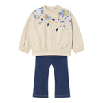MAYORAL completo 2 pezzi felpa-leggins Beige per Neonata 2707 BEIGE MAYORAL 