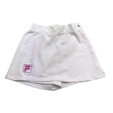 Fila Short Tinta Unita con Elastico In Vita per Bambina FAT0214 BIANCO FILA 