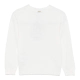 HERNO maglia girocollo tinta unita con stampa ricamata Panna per Bambino MG000002X PANNA HERNO 