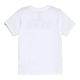 VANS t-shirt girocollo tinta unita con stampa logo Bianco per Bambino VN0A3W76YB2J BIANCO VANS 
