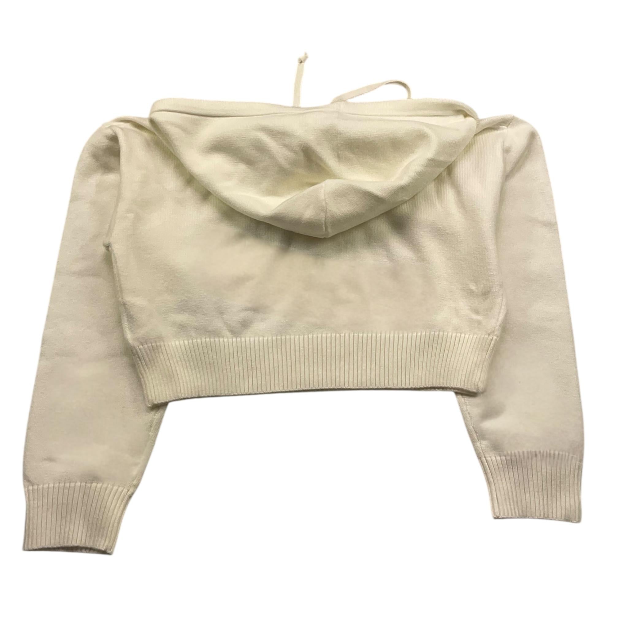 REFRIGIWEAR maglia crop tinta unita con cappuccio Panna per Bambina RWG154 PANNA REFRIGIWEAR 