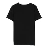Balmain T-Shirt Rundhalsausschnitt einfarbig mit schwarzen Logo-Prints für Jungen