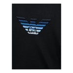 EMPORIO ARMANI shirt girocollo tinta unita cn logo Blu per Neonato 6LHTJ7 BLU EMPORIO ARMANI 