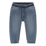 Mayoral Jeans Tinta Unita con Elastico In Vita per Neonato 1583X AZZURRO MAYORAL 