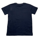 Never Too Einfarbiges T-Shirt mit Rundhalsausschnitt in Blau für Jungen