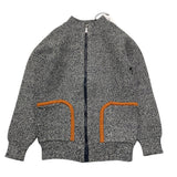 TRUSSARDI maglia tinta unita con zip Grigio per Bambino TBA25111MA GRIGIO TRUSSARDI 