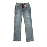 Levi'S Jeans Tinta Unita con Strappi per Bambino 9E6728 AZZURRO LEVI'S 