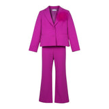 Le Bellissime di Allegra Completo 2 Pezzi Giacca-Pantalone per Bambina A0492AB FUXIA LE BELLISSIME DI ALLEGRA 