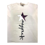 DIXIE shirt girocollo tinta unita con stampe in contrasto Panna per Bambina LB62030G34 PANNA DIXIE 