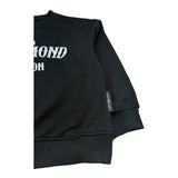 John Richmond Felpa Chiusa Girocollo Tinta Unita con Logo per Bambina RGP26056FE NERO JOHN RICHMOND 