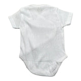 Calamaro Body Tinta Unita Traforato per Neonata OEOE BIANCO CALAMARO 