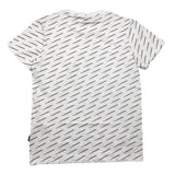 Daniele Alessandrini Rundhals-T-Shirt einfarbig mit Logo-Prints weiß für Kinder