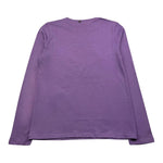 Dixie Shirt Girocollo Tinta Unita con Stampa per Bambina LB35030G56 VIOLA DIXIE 