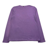 Dixie Shirt Girocollo Tinta Unita con Stampa per Bambina LB35030G56 VIOLA DIXIE 