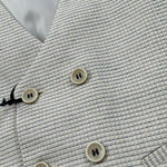 Emanuel Pris Gilet Tinta Unita con Microfantasia per Bambino EPC2088B BEIGE EMANUEL PRIS 