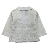 Emc Zweifarbige Jacke Streifenmuster Weiß/Blau für Baby Mädchen
