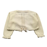 GRANLEI coprispalle tinta unita con trafori Panna per Neonata 224201 PANNA GRANLEI 