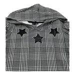 MONNALISA abito manica lunga con cappuccio stampa fantasia Nero per Bambina 496902AD NERO MONNALISA 