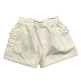 Liu Jo Baby Mädchen Shorts, einfarbig, mit elastischem Bund, weiß