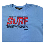 K-Way T-Shirt Girocollo Tinta Unita con Stampa per Bambino K11711W AZZURRO K-WAY 