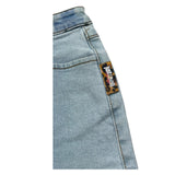 Trussardi Short Tinta Unita In Denim per Neonata JIP26073SH AZZURRO TRUSSARDI 