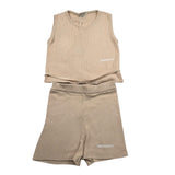 Hinnominate Completo 2 Pezzi Canotta-Short per Bambina 3646K200151 BEIGE HINNOMINATE 