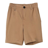Boss Bermuda Solid Color Elastische Taille Kamel Für Jungen