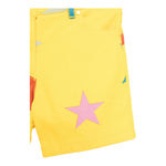 Stella Mccartney Short Tinta Unita con Stampa Stelle per Bambina TW6C59 GIALLO STELLA McCARTNEY 