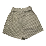 Aspesi Shorts mit Streifenmuster und grauem Riemen für Mädchen