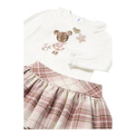 MAYORAL completo 2 pezzi shirt-gonna Bianco per Neonata 2927X BIANCO MAYORAL 