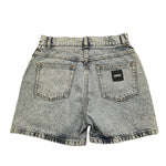 Dolce & Gabbana Short In Denim Tinta Unita con Stampa per Bambina L83Q25LDC30 AZZURRO DOLCE & GABBANA 