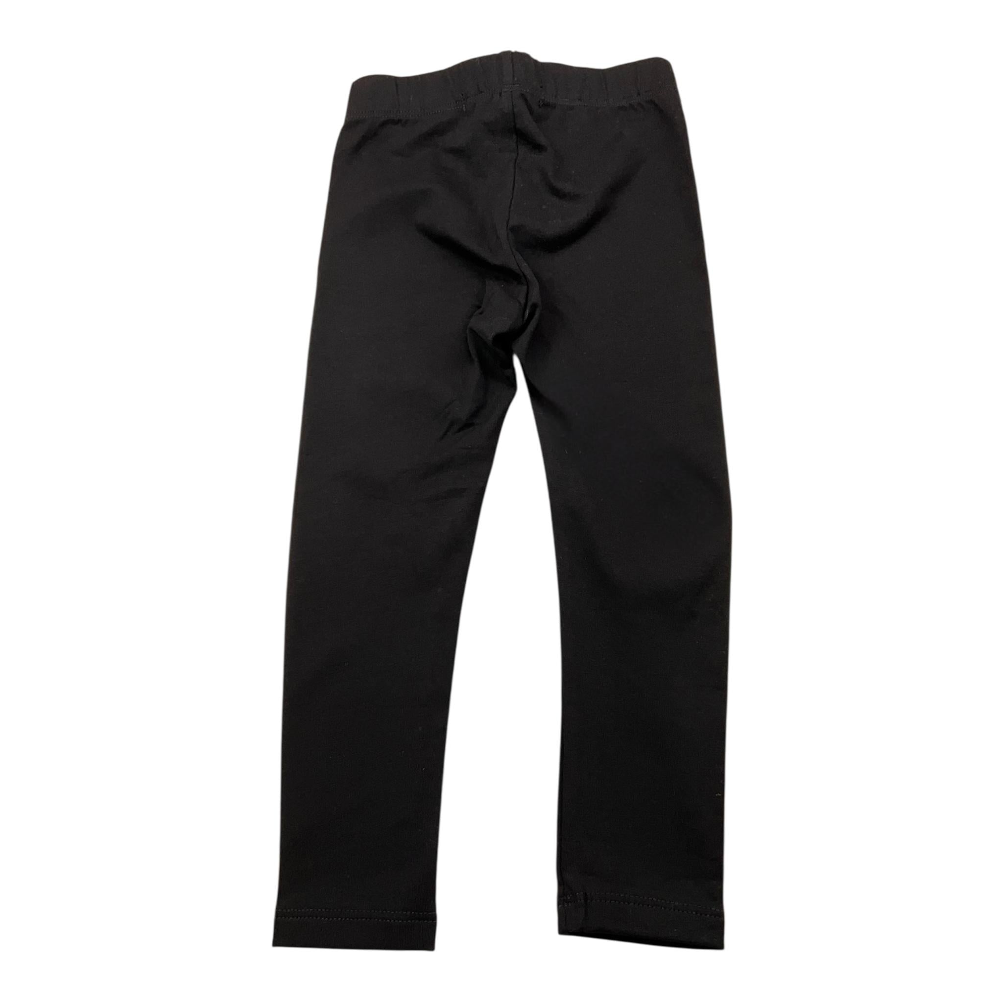 Mousse Leggins Tinta Unita con Stampa per Neonata SKL375BN NERO MOUSSE 