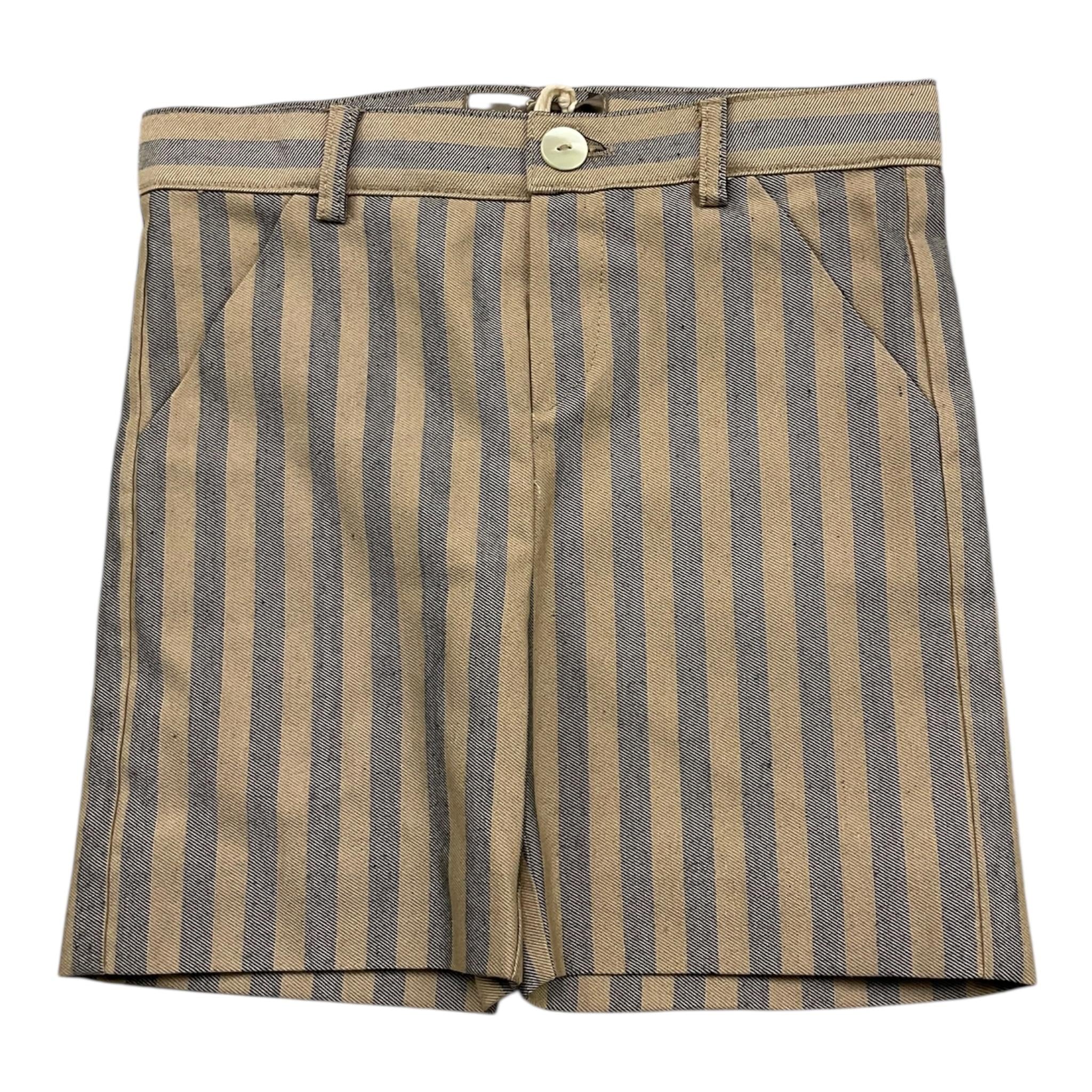 LITTLE BEAR bermuda tinta unita con fantasia a righe Beige per Neonato 7219 BEIGE LITTLE BEAR 