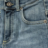 Dondup Jeans Tinta Unita per Bambino DMPA130 BLU DONDUP 
