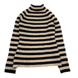 MAYORAL maglia mezzo collo fantasia a righe Blu/beige per Bambino 4062 BLU/BEIGE MAYORAL 