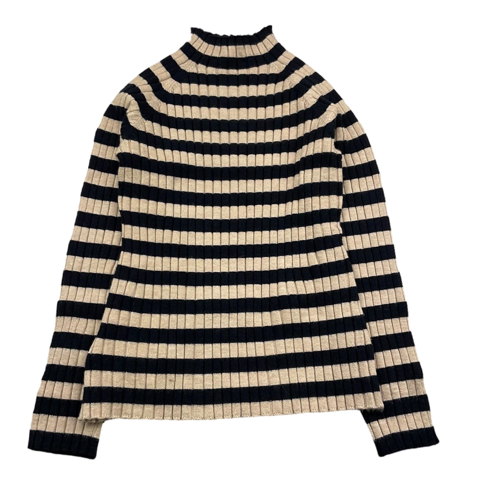 MAYORAL maglia mezzo collo fantasia a righe Blu/beige per Bambino 4062 BLU/BEIGE MAYORAL 
