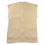 Pinko Gilet In Maglia Girocollo Tinta Unita per Bambina KFMA002 PANNA PINKO 