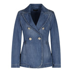 Fun & Fun Giacca In Denim Tinta Unita per Bambina FNJJK16541 BLU FUN & FUN 