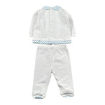 Marlu' Completo 2 Pezzi Shirt-Ghettina per Neonato EC6551 BIANCO MARLU' 