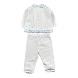 Marlu' Completo 2 Pezzi Shirt-Ghettina per Neonato EC6551 BIANCO MARLU' 