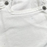 Diesel Bermuda In Denim Tinta Unita Girovita Regolabile per Neonato K00362 BIANCO DIESEL 