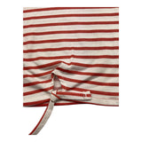 Babidu T-Shirt mit Streifenmuster, weiß/rot, für Babys