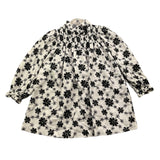 PICCOLA LUDO abito manica lunga tinta unita fantasia floreale Bianco per Neonata BS9WB0344N BIANCO PICCOLA LUDO 