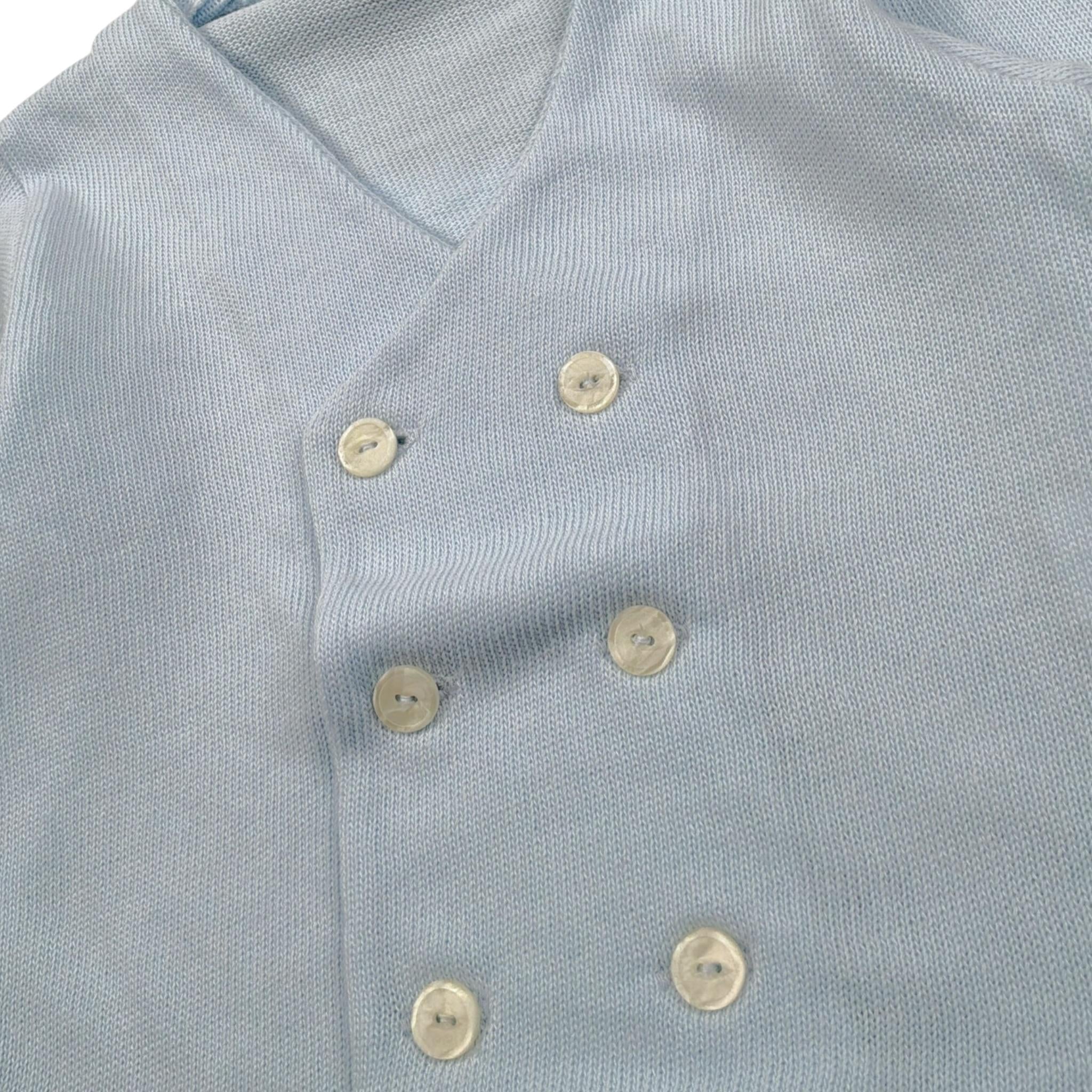 Dolcimonelli Cardigan tinta unita con Bottoni Azzurro per Neonato 431801116 AZZURRO DOLCIMONELLI 