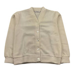 M+E' Cardigan Tinta Unita Scollo A V per Bambino UEM0574 PANNA M+E' 