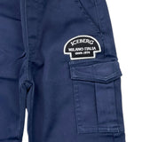 ICEBERG pantalone tinta unita con elastico in vita Blu per Bambino PTICE5301B BLU ICEBERG 